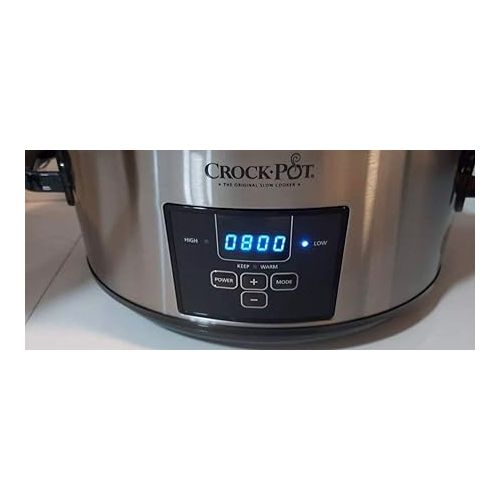 크록팟 Crock-Pot Programmable Cook & Carry 7 Quart Slow Cooker