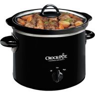 Crock-Pot Small 2 Quart Round Manual Slow Cooker, Black (SCR200-B)