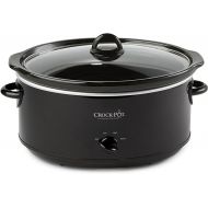 Crock-Pot Large 8 Quart Oval Manual Slow Cooker and Food Warmer, 1500 watts, Black (SCV800-B)