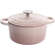 Crock-Pot Artisan Round Enameled Cast Iron Dutch Oven, 7-Quart, Blush Pink