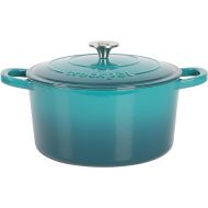 Crock Pot Artisan 6-Quart Round Dutch Oven -Teal Ombre