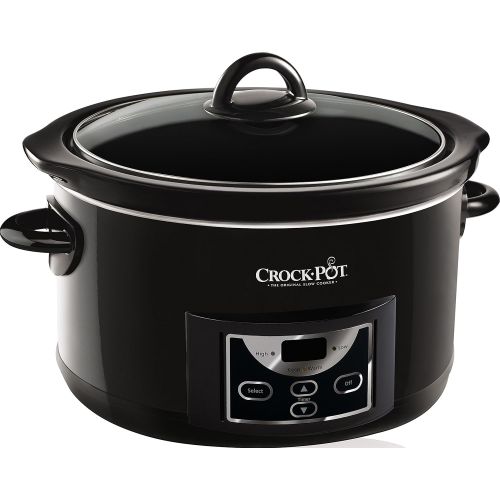 크록팟 [아마존 핫딜]  [아마존핫딜]Crock-Pot SCCPRC507B-050 Schongarer - Das Original aus den USA | Digitaler Countdown-Timer | Warmhaltefunktion | 4,7 l Fassungsvermoegen | Ofensicher