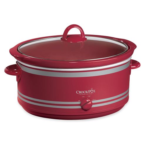 크록팟 Crock-Pot B002IEOGYC SCV702 7-Quart Manual Slow Cooker with Travel Bag, Red