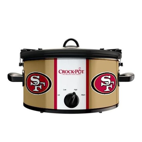 크록팟 Crock-Pot Official NFL Crock-pot Cook & Carry 6 Quart Slow Cooker - San Francisco 49ers