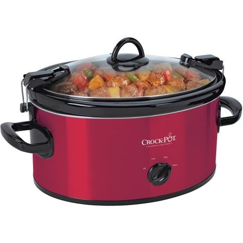 크록팟 Crock-Pot Cook & Carry Manual Slow Cooker, 6-Quart (SCCPVL600-R)