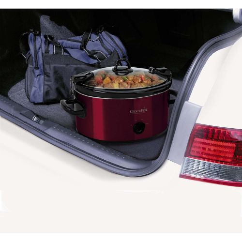 크록팟 Crock-Pot Cook & Carry Manual Slow Cooker, 6-Quart (SCCPVL600-R)