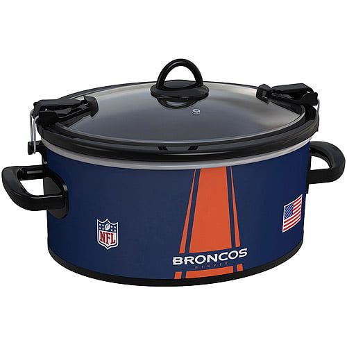 크록팟 Crock-Pot NFL 6-Quart Slow Cooker, Denver Broncos