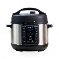 [아마존베스트]Crock-Pot 4 Qt 8-in-1 Multi-Use Express Crock Programmable Slow Cooker, Pressure Cooker, Saute, and Steamer, Stainless Steel