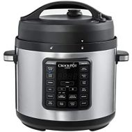 [아마존베스트]Crock-Pot 2100467 Express Easy Release | 6 Quart Slow, Pressure, Multi Cooker, 6QT, Stainless Steel