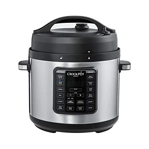 크록팟 [아마존베스트]Crock-Pot 2100467 Express Easy Release | 6 Quart Slow, Pressure, Multi Cooker, 6QT, Stainless Steel