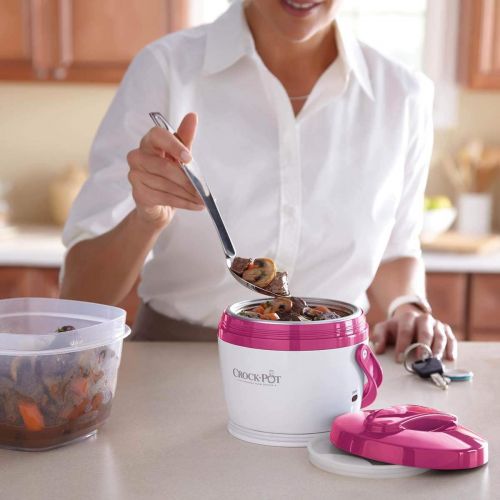 크록팟 [아마존베스트]2) Crock-Pot SCCPLC200-PK Portable Lunch Crock Slow Cooker Food Warmers 20-Ounce