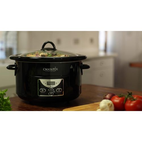 크록팟 [아마존베스트]Crock-Pot SCCPRC507B 4.7 L 5Q Slow Cooker 220-240 Volts 50Hz Export Only