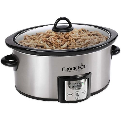 크록팟 [아마존베스트]Crock-Pot SCCPVC400-S 4 qt. Count Down Slow Cooker Is Designed for Everyday Cooking