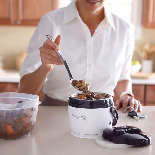 크록팟 [아마존베스트]Crock-Pot SCCPLC201-G Portable Lunch Crock Slow Cooker Food Warmer 20 oz.