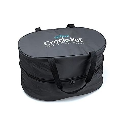 크록팟 [아마존베스트]Insulated Crock-Pot 4-7 Quart Oval-Shaped Slow Cooker Black Travel Bag (1)