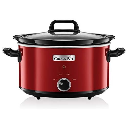 크록팟 [아마존베스트]Crock-Pot Crockpot SCV400RD 220/240V Slow Cooker, 3.5 L