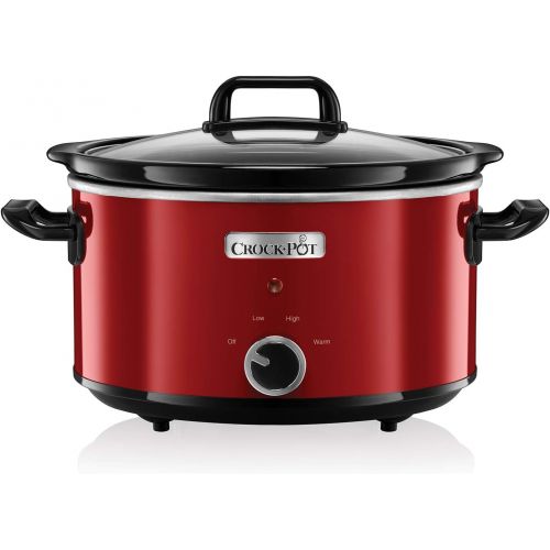 크록팟 [아마존베스트]Crock-Pot Crockpot SCV400RD 220/240V Slow Cooker, 3.5 L