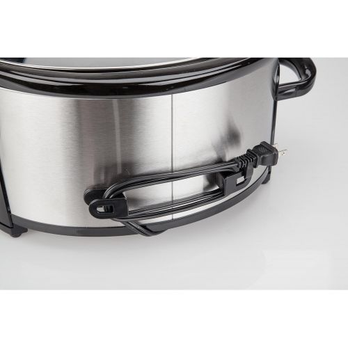 크록팟 [아마존베스트]Crock-Pot 6 Qt. Programmable Slow Cooker with Little Dipper Warmer