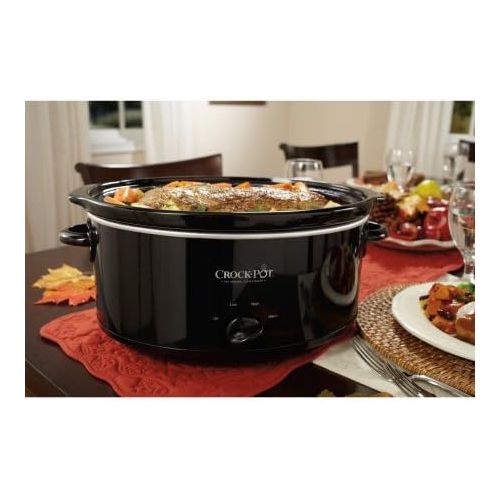 크록팟 [아마존베스트]Crock-Pot 7-Quart Manual Slow Cooker Black