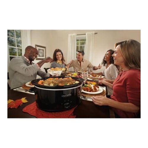 크록팟 [아마존베스트]Crock-Pot 7-Quart Manual Slow Cooker Black