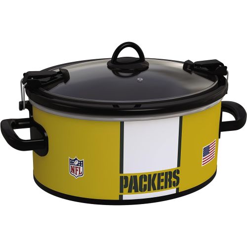 크록팟 [아마존베스트]CROCK-POT Crock-Pot Green Bay Packers NFL 6-Quart Cook & Carry Slow Cooker