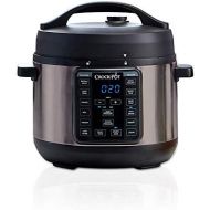 [아마존베스트]Crock-Pot 4-Quart Multi-Use MINI Express Crock Programmable Slow Cooker and Pressure Cooker with Manual Pressure, Boil & Simmer, Black Stainless