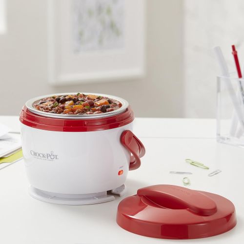 크록팟 [아마존베스트]CROCK-POT Crock-Pot Lunch Crock Food Warmer, Red