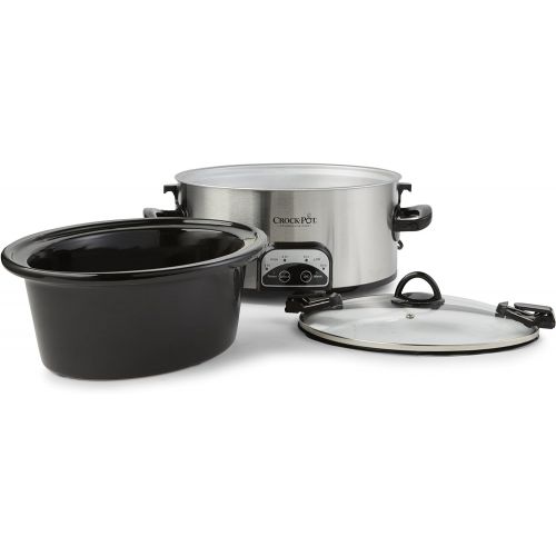 크록팟 [아마존베스트]CROCK-POT Crock-Pot SCCPVL605-S, 6 Qt, Stainless