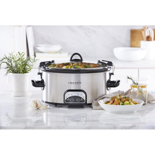 크록팟 [아마존베스트]CROCK-POT Crock-Pot SCCPVL605-S, 6 Qt, Stainless