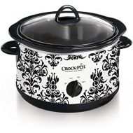 [아마존베스트]CROCK-POT Crock Pot 4.5 Quart Manual Slow Cooker, Damask Pattern