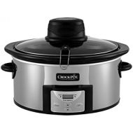 [아마존베스트]CROCK-POT Crock-pot SCCPVC650AS-P Stainles 6.5 Quart Digital Slow Cooker with iStir Stirring System, Polished Stainless Steel, Qt