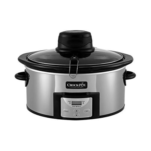 크록팟 [아마존베스트]CROCK-POT Crock-pot SCCPVC650AS-P Stainles 6.5 Quart Digital Slow Cooker with iStir Stirring System, Polished Stainless Steel, Qt