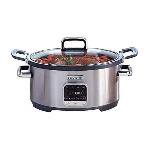 크록팟 [아마존베스트]CROCK-POT Crock-Pot SCCPVMC63-SJ 3-in-1 Multi-Cooker, Stainless Steel