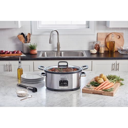 크록팟 [아마존베스트]CROCK-POT Crock-Pot SCCPVMC63-SJ 3-in-1 Multi-Cooker, Stainless Steel