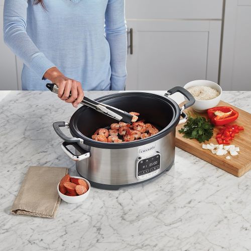 크록팟 [아마존베스트]CROCK-POT Crock-Pot SCCPVMC63-SJ 3-in-1 Multi-Cooker, Stainless Steel