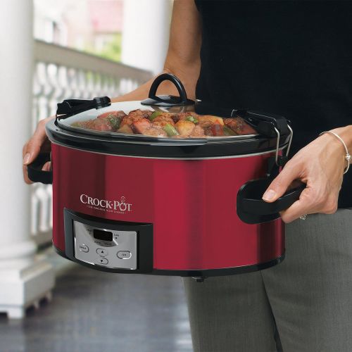 크록팟 [아마존베스트]CROCK-POT Crock-Pot SCCPVL610-R-A, 6 Qt, Red