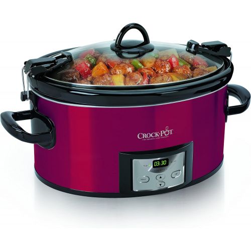 크록팟 [아마존베스트]CROCK-POT Crock-Pot SCCPVL610-R-A, 6 Qt, Red