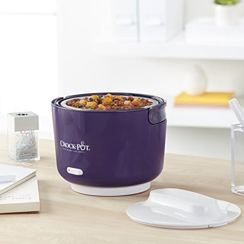 크록팟 [아마존베스트]CROCK-POT Crock-Pot 24-Ounce Lunch Crock Food Warmer, Deluxe Edition, Purple