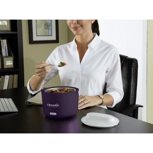 크록팟 [아마존베스트]CROCK-POT Crock-Pot 24-Ounce Lunch Crock Food Warmer, Deluxe Edition, Purple