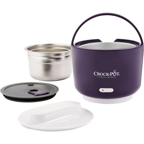 크록팟 [아마존베스트]CROCK-POT Crock-Pot 24-Ounce Lunch Crock Food Warmer, Deluxe Edition, Purple