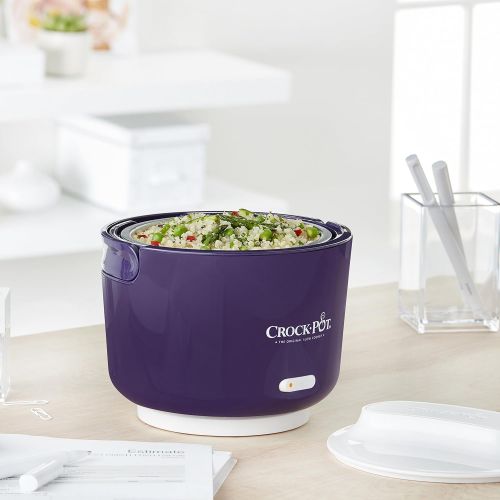 크록팟 [아마존베스트]CROCK-POT Crock-Pot 24-Ounce Lunch Crock Food Warmer, Deluxe Edition, Purple