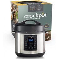 Crock-Pot CSC051X 12-in-1 Programmierbarer Multikocher - Das Original aus den USA | Elektrischer Schnellkochtopf | Dampfgarer | Reiskocher | Schongarer | 5,6L | 1000W | Edelstahl