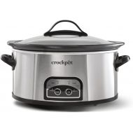 Crock-pot SCCPVF620S Smart Pot Slow Cooker with Easy to Clean Stoneware Programmable 6 Quart Stainless Steel