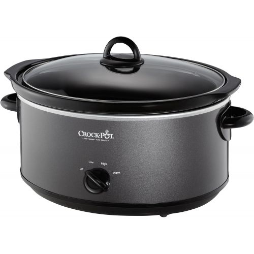  Crockpot SCV700-KC Crock Pot, 7 quarts, Charcoal