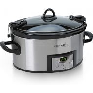 Crock-Pot CPSCVC60LL-S-A 6-Quart Cook & Carry Programmable Slow Cooker with Digital Timer, Stainless Steel