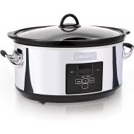 Crock-Pot 7 Quart Programmable Slow Cooker with Digital Countdown TimerPolished Platinum