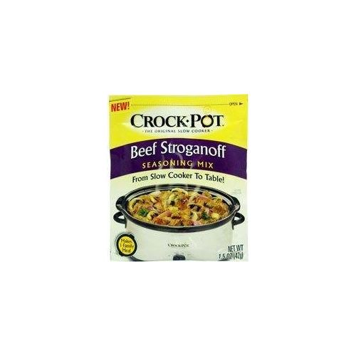  Crock Pot Beef Stroganoff Seasoning Mix (1.5 oz Packets) 3 Pack