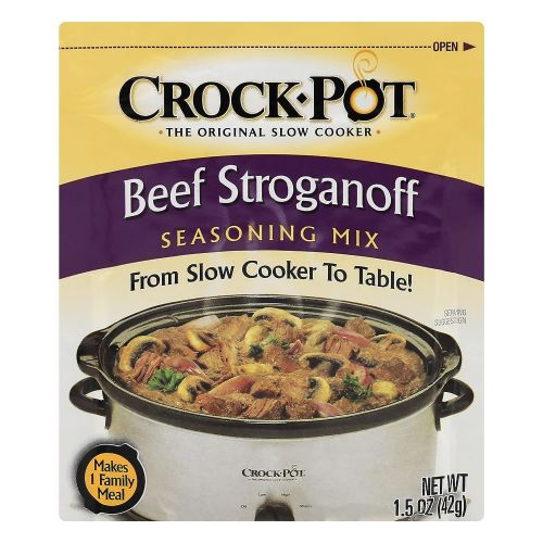  Crock Pot Seasoning Mix, Beef Stroganoff, 1.5 Ounce (Pack of 12)