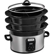 Crock-pot SCCPVS642-S Choose-A-Crock Programmable Slow Cooker, 6 quart/4 quart/2 x 1.5 quart, Silver