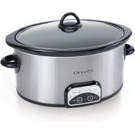 Crock-Pot SCCPVP600-S Smart-Pot 6-Quart Slow Cooker, Brushed Stainless Steel